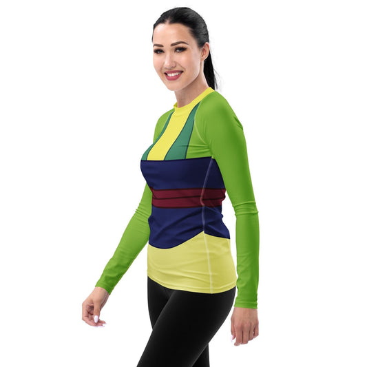 RUSH ORDER: Women's Green Mulan Inspired ATHLETIC Long Sleeve