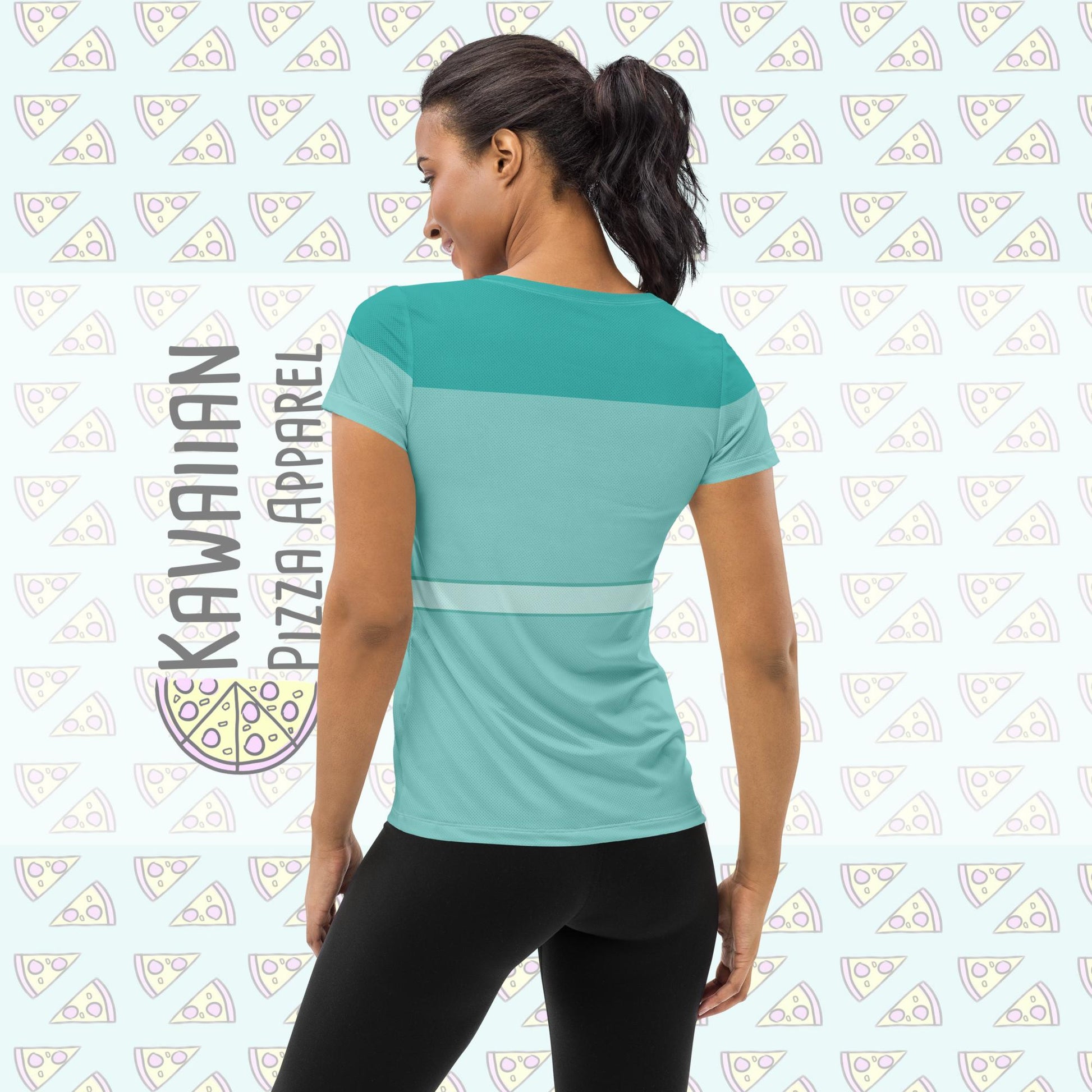 RUSH ORDER: Jasmine Inspired All-Over Print Women's Athletic T-shirt