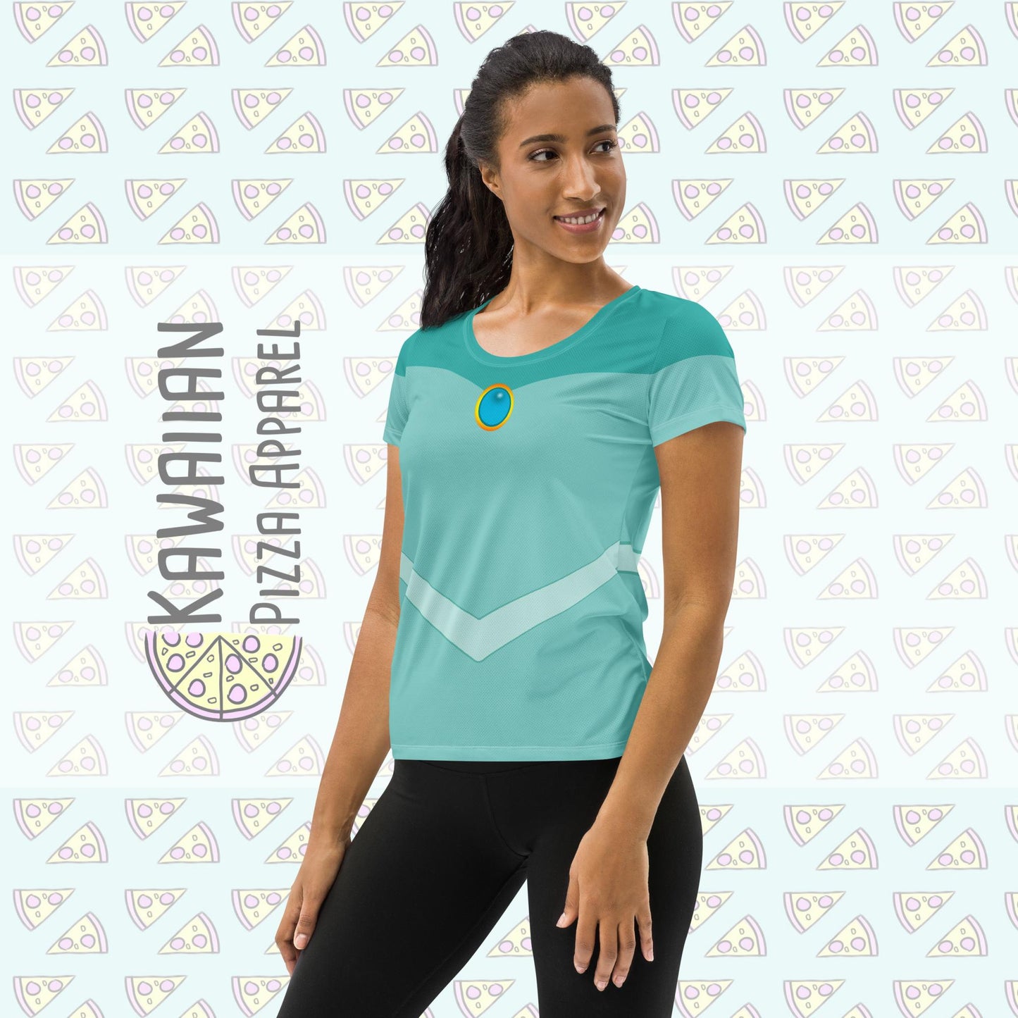RUSH ORDER: Jasmine Inspired All-Over Print Women's Athletic T-shirt