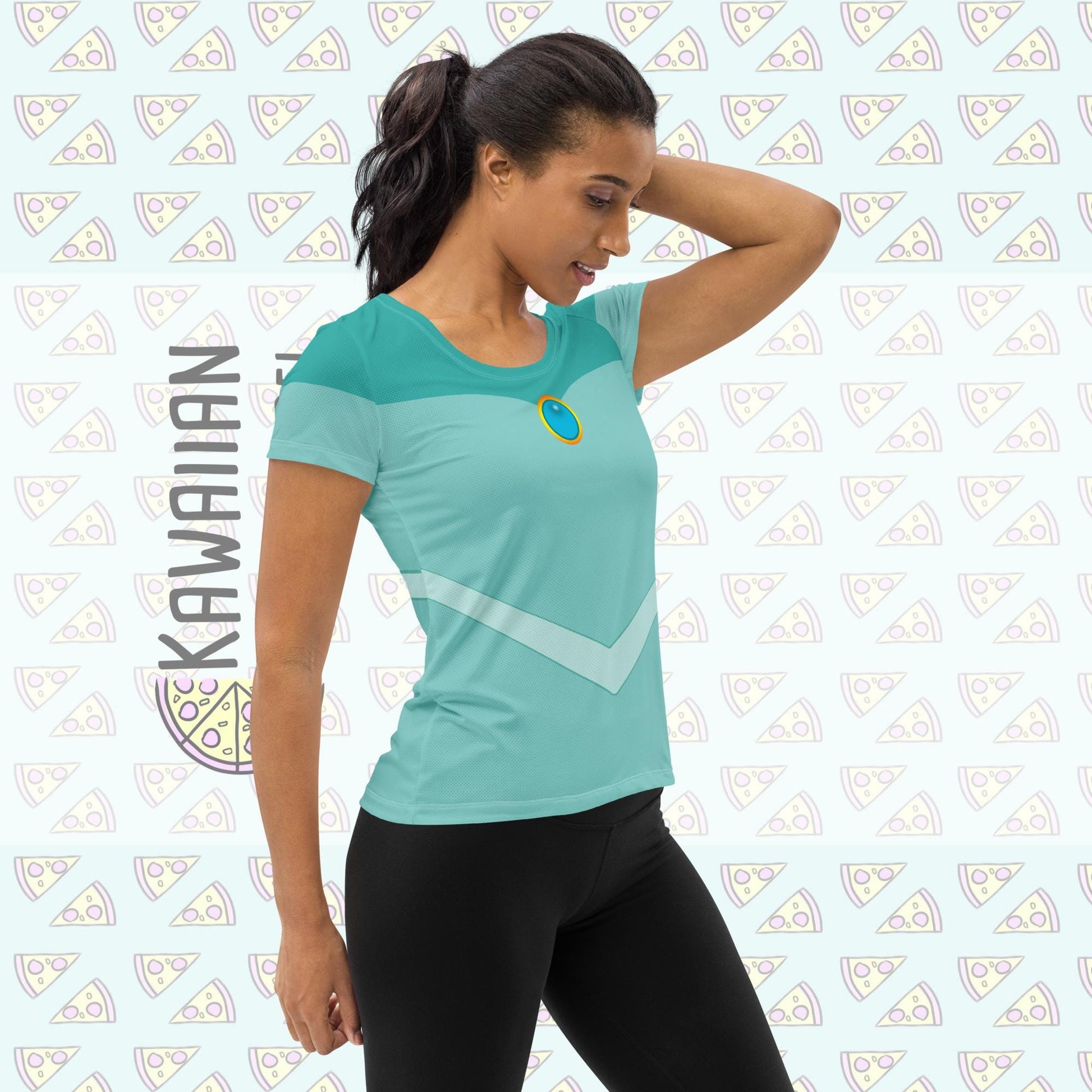 RUSH ORDER: Jasmine Inspired All-Over Print Women's Athletic T-shirt