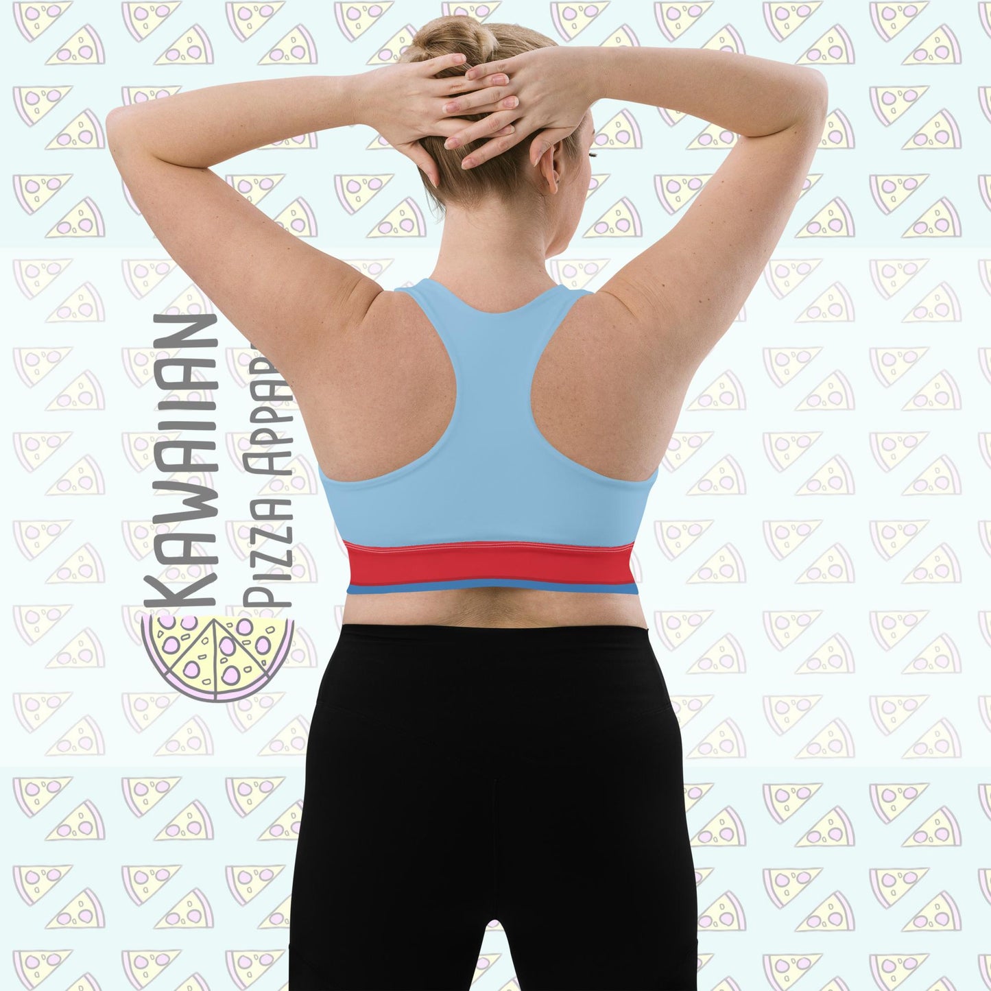 RUSH ORDER: Genie Inspired All-Over Print Recycled Longline Sports Bra