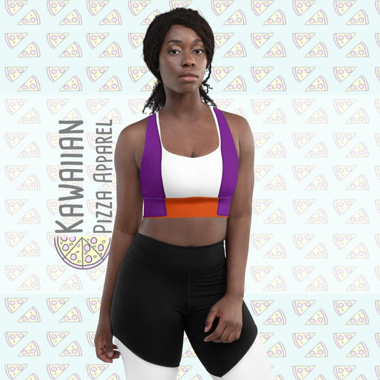 RUSH ORDER: Aladdin Inspired All-Over Print Recycled Longline Sports Bra
