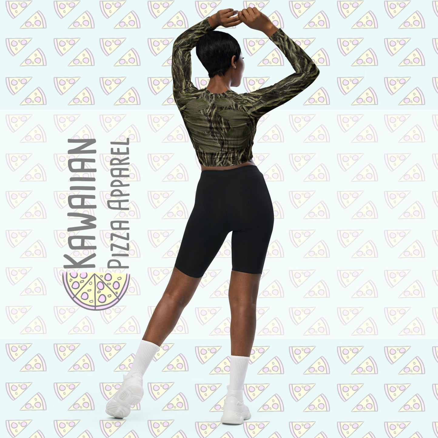 RUSH ORDER: Groot Inspired Recycled long-sleeve crop top