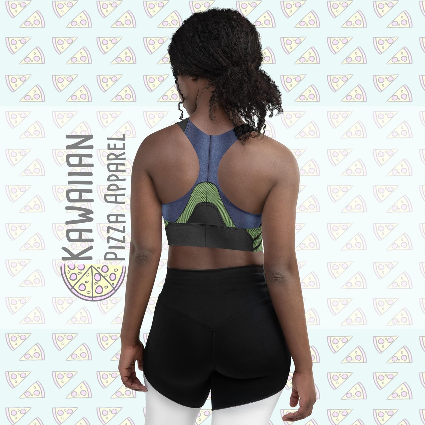 RUSH ORDER: Gamora Inspired Recycled Longline Sports Bra