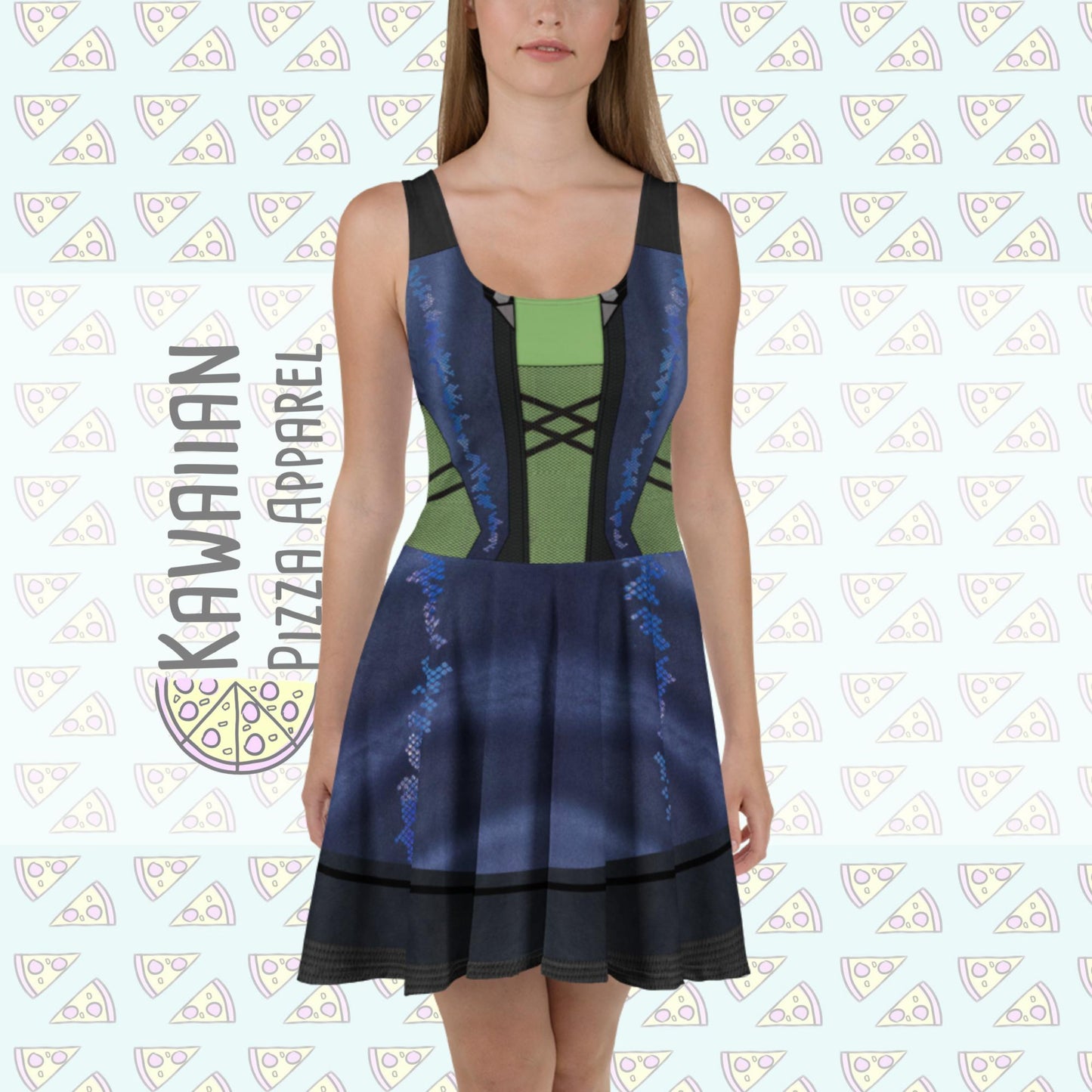 RUSH ORDER: Gamora Inspired Skater Dress