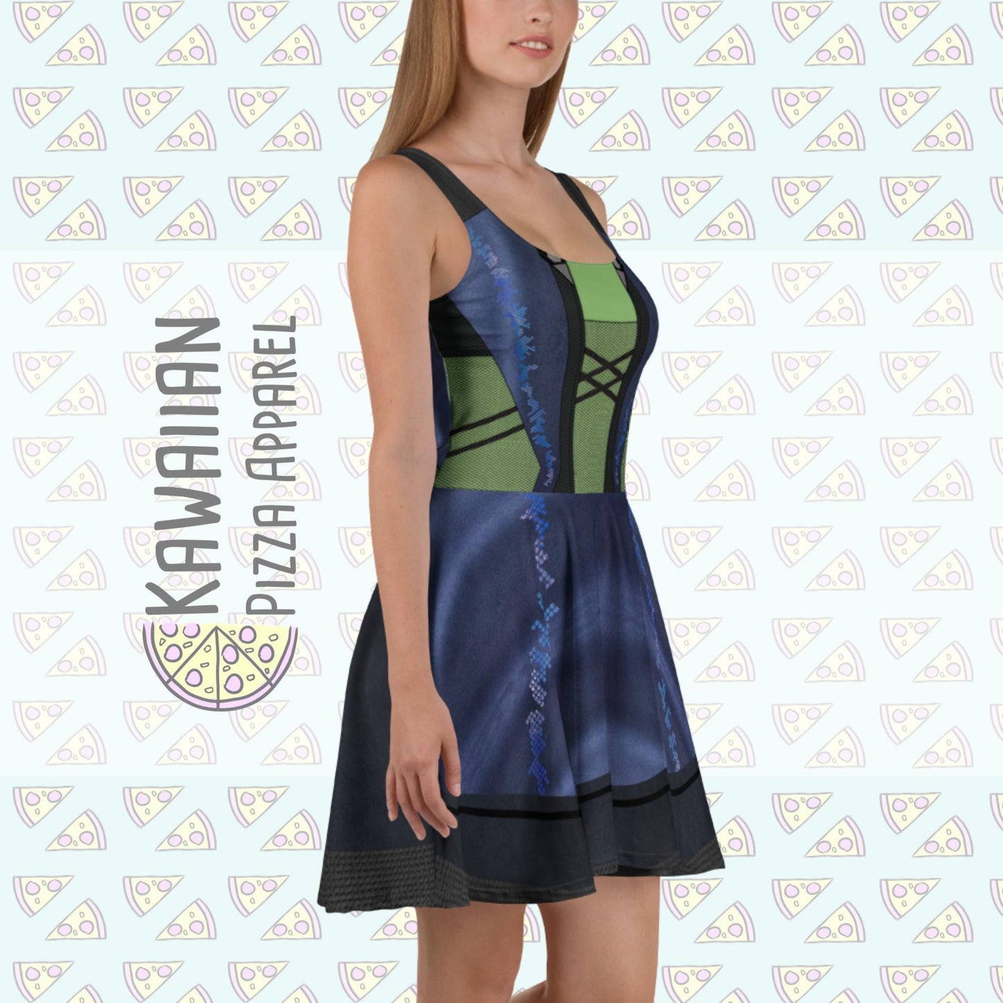 RUSH ORDER: Gamora Inspired Skater Dress