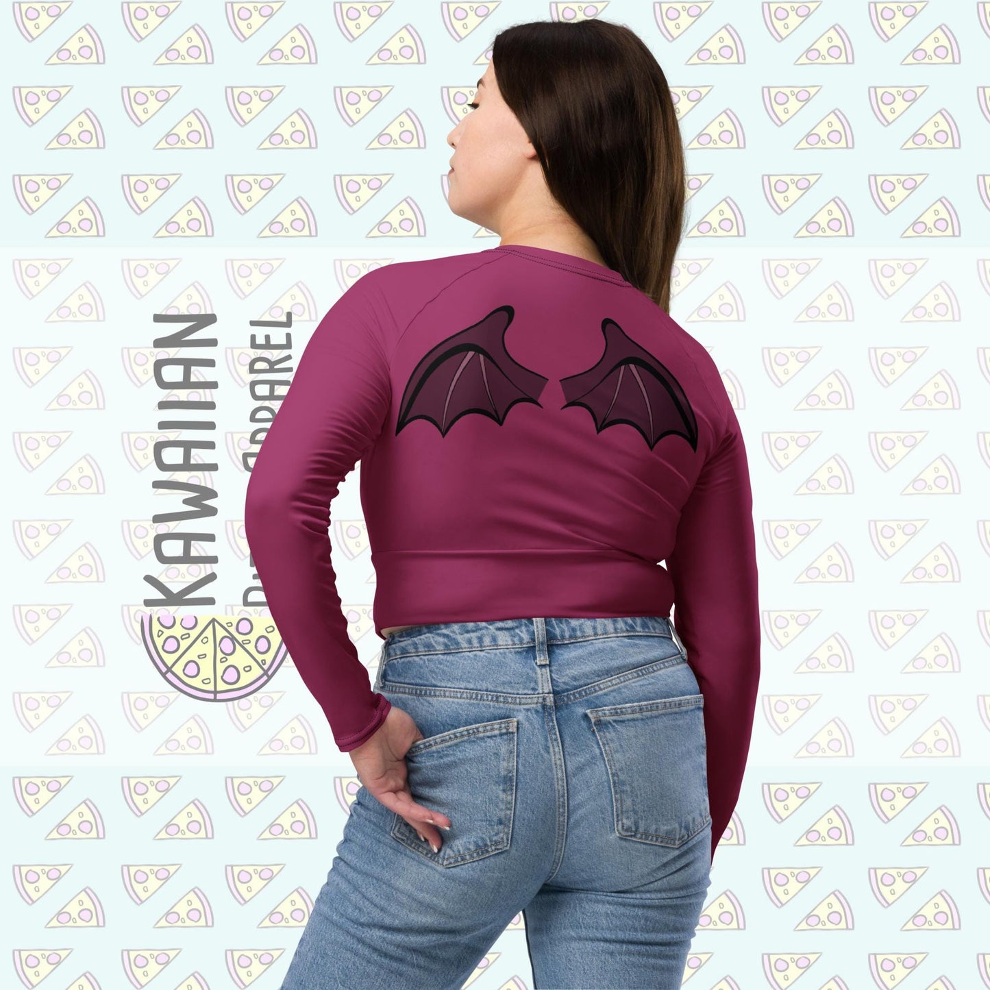 RUSH ORDER: Pain Inspired Recycled long-sleeve crop top