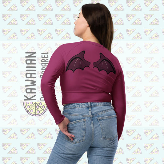 RUSH ORDER: Pain Inspired Recycled long-sleeve crop top