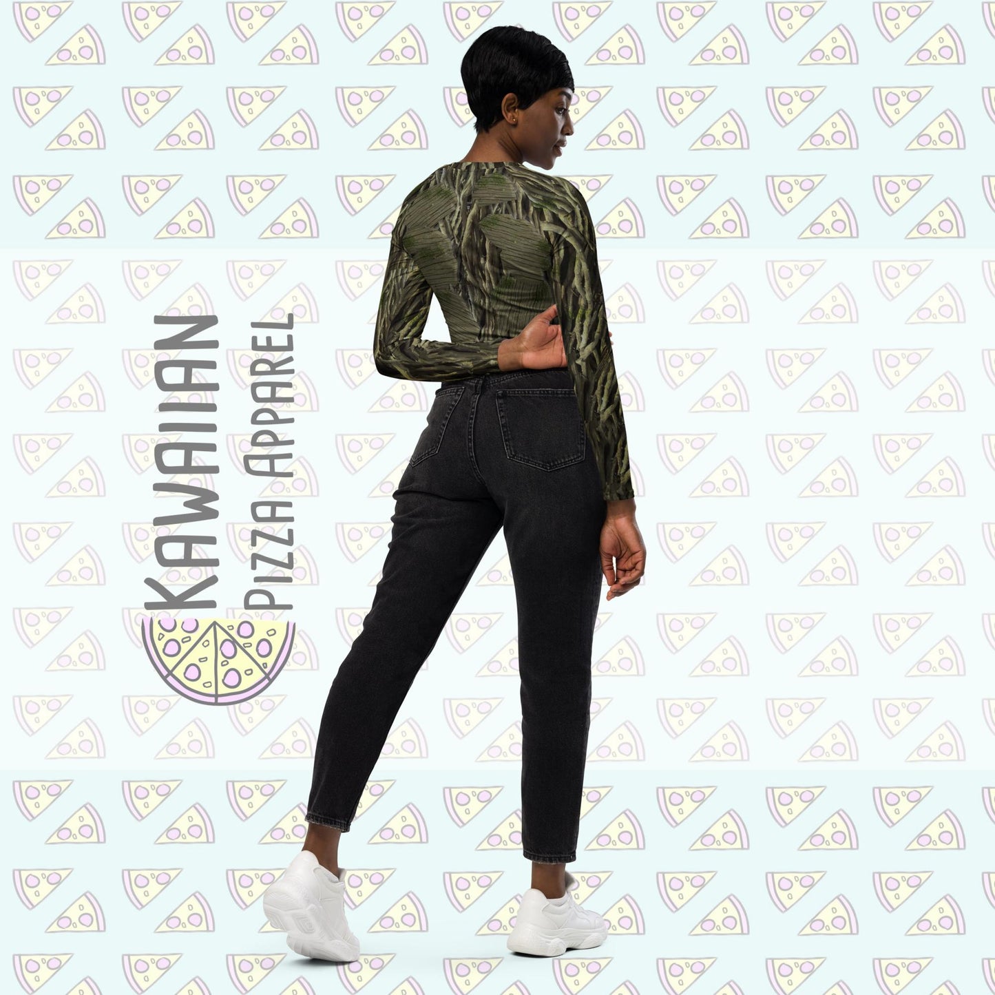 RUSH ORDER: Groot Inspired Recycled long-sleeve crop top