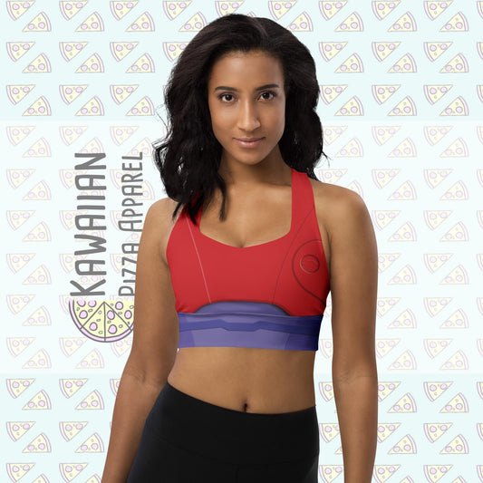 RUSH ORDER: Super Healthcare Companion Inspired Recycled Longline Sports Bra