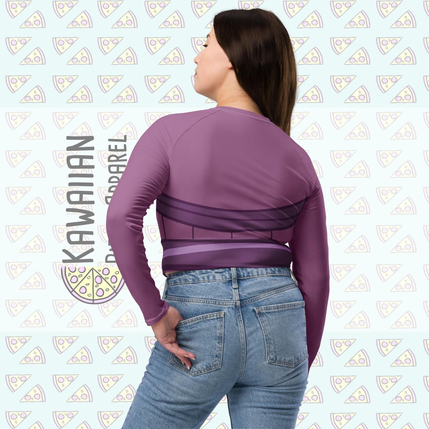 RUSH ORDER: Megara Inspired Recycled long-sleeve crop top