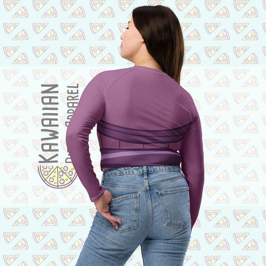 RUSH ORDER: Megara Inspired Recycled long-sleeve crop top