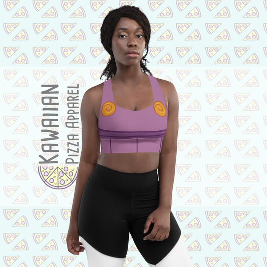 RUSH ORDER: Megara Inspired Recycled Longline Sports Bra