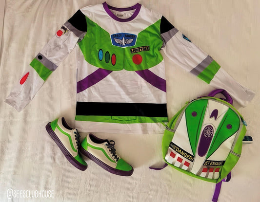 Men's Buzz Lightyear Inspired Long Sleeve Shirt