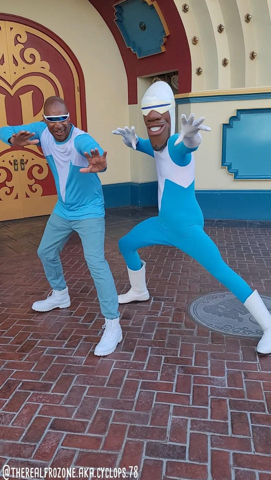 Men's Frozone Inspired Long Sleeve Shirt