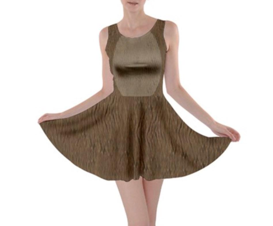 Ewok Inspired Skater Dress
