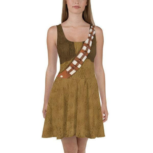 Chewbacca Inspired Skater Dress