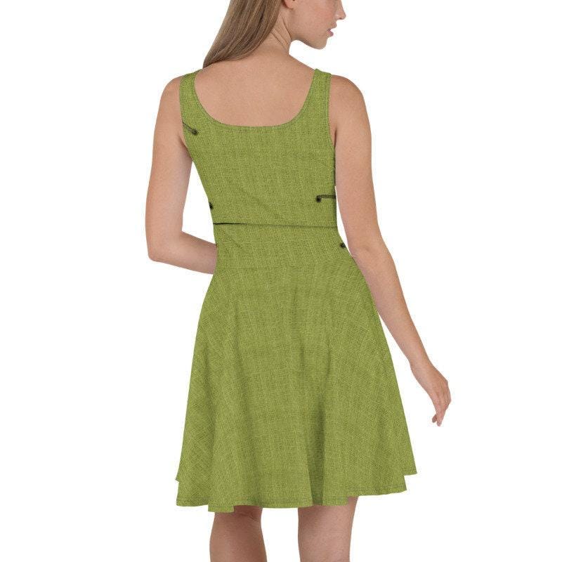 Oogie Boogie Inspired Skater Dress