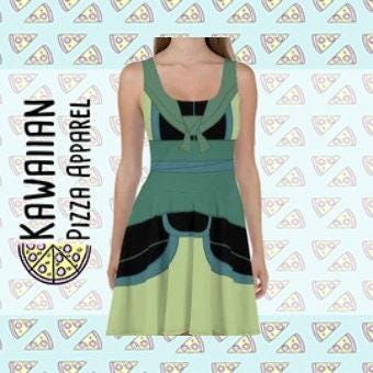 Ping Mulan Inspired Skater Dress