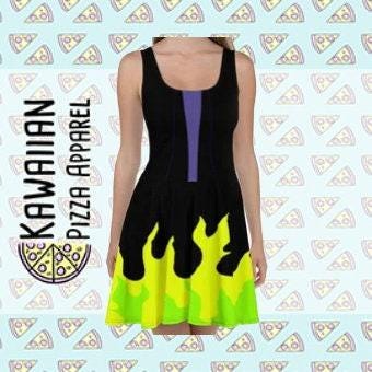 Maleficent Sleeping Beauty Inspired Skater Dress
