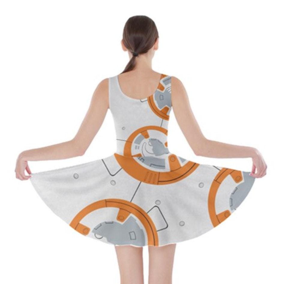BB-8 Inspired Skater Dress
