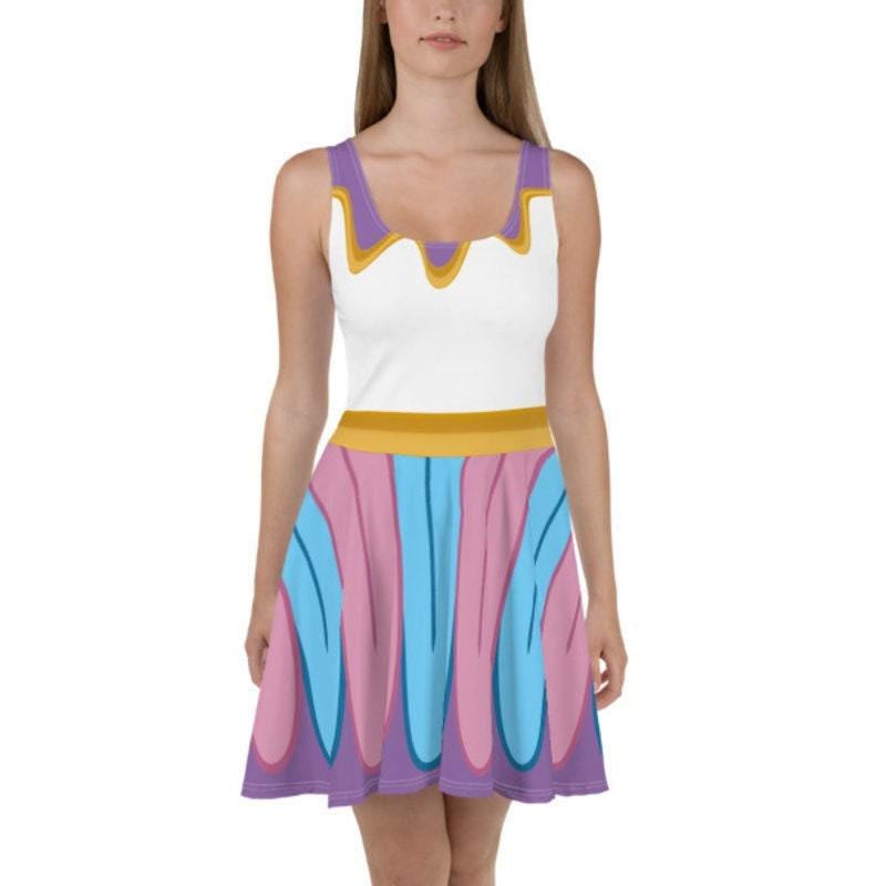 Mrs. Potts Inspired Skater Dress