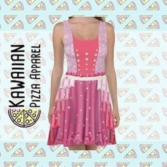 Princess Vanellope Von Schweetz Inspired Skater Dress Large Princess Vanellope Von Schweetz Inspired Skater Dress Large