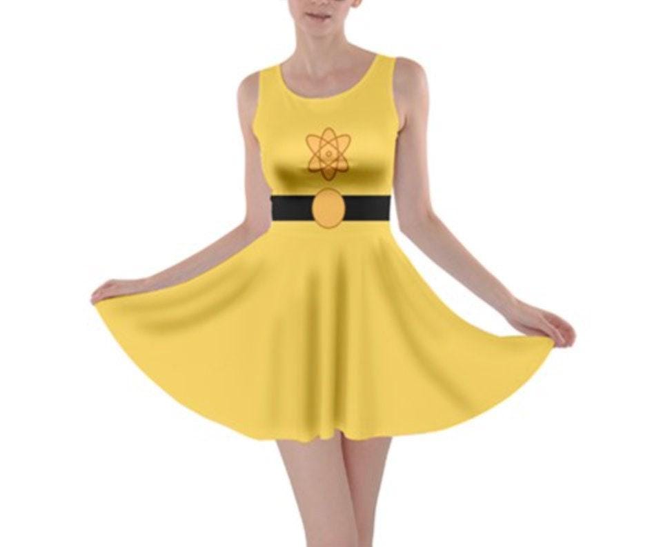Powerline Inspired Skater Dress