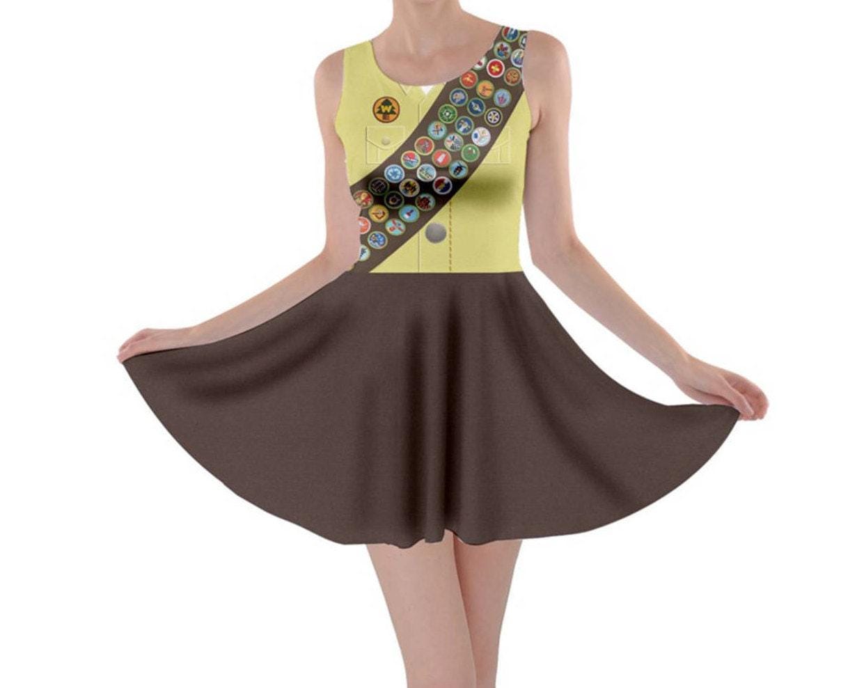 Russell Wilderness Explorer Inspired Skater Dress