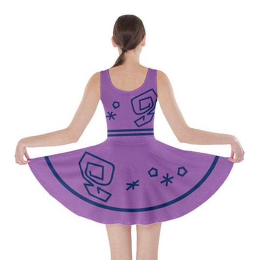 Mad Tea Party Purple Teacup Inspired Skater Dress