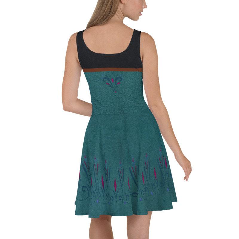 Elsa Coronation Inspired Skater Dress