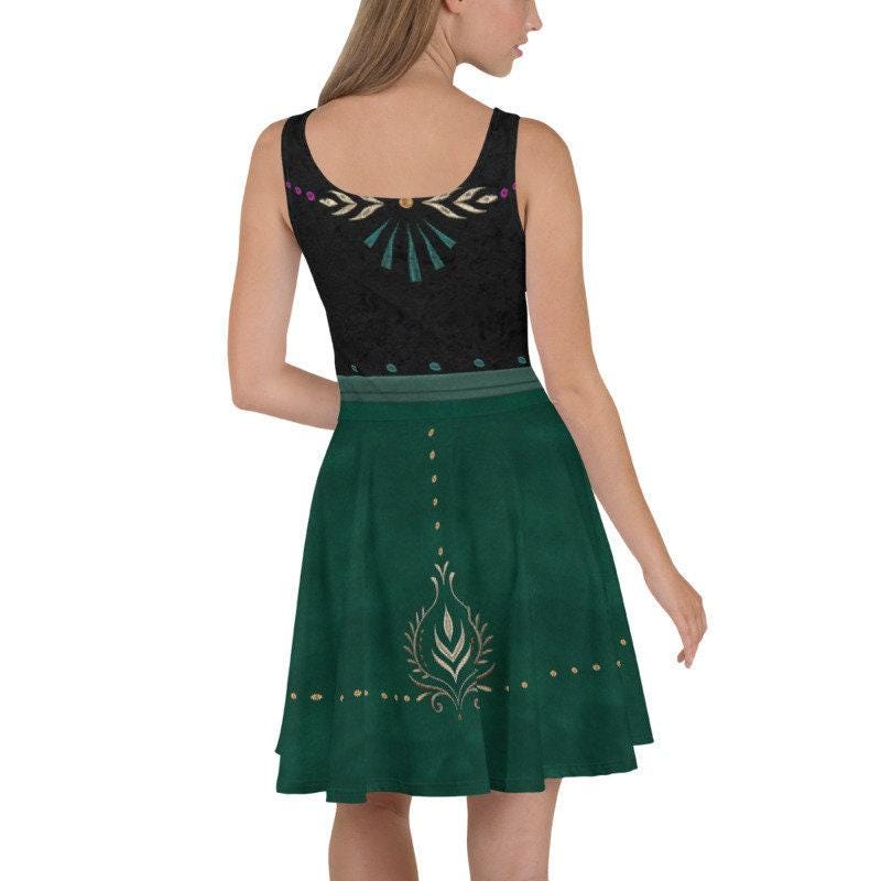 Queen Anna Inspired Skater Dress