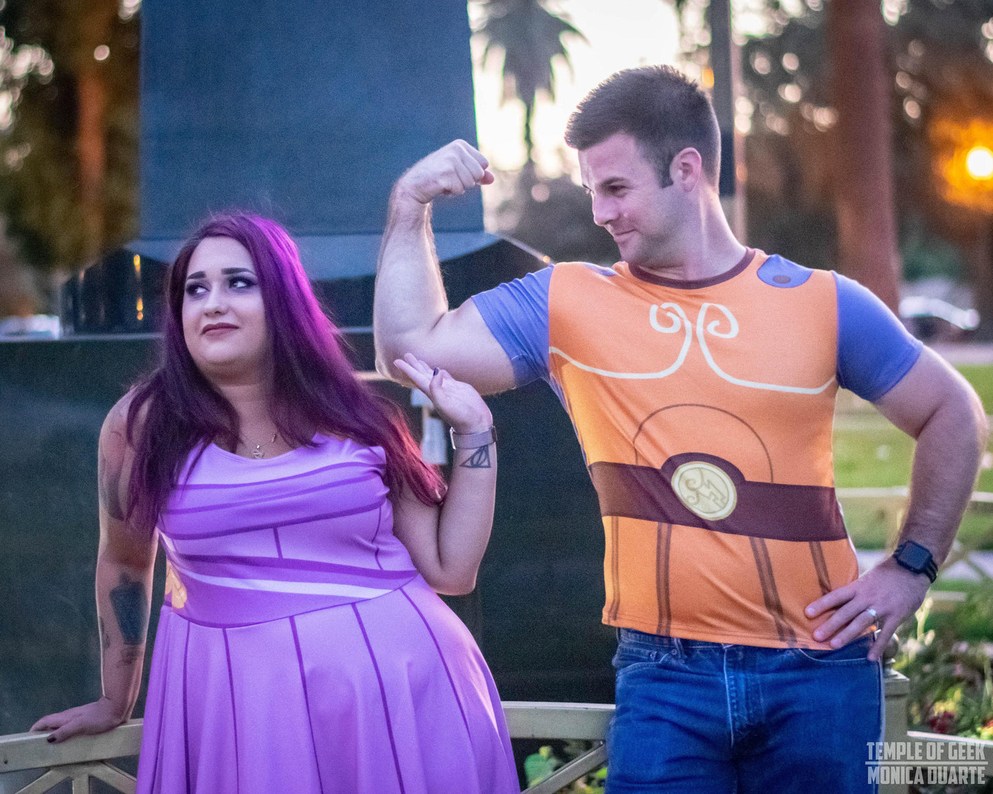 Megara Inspired Skater Dress