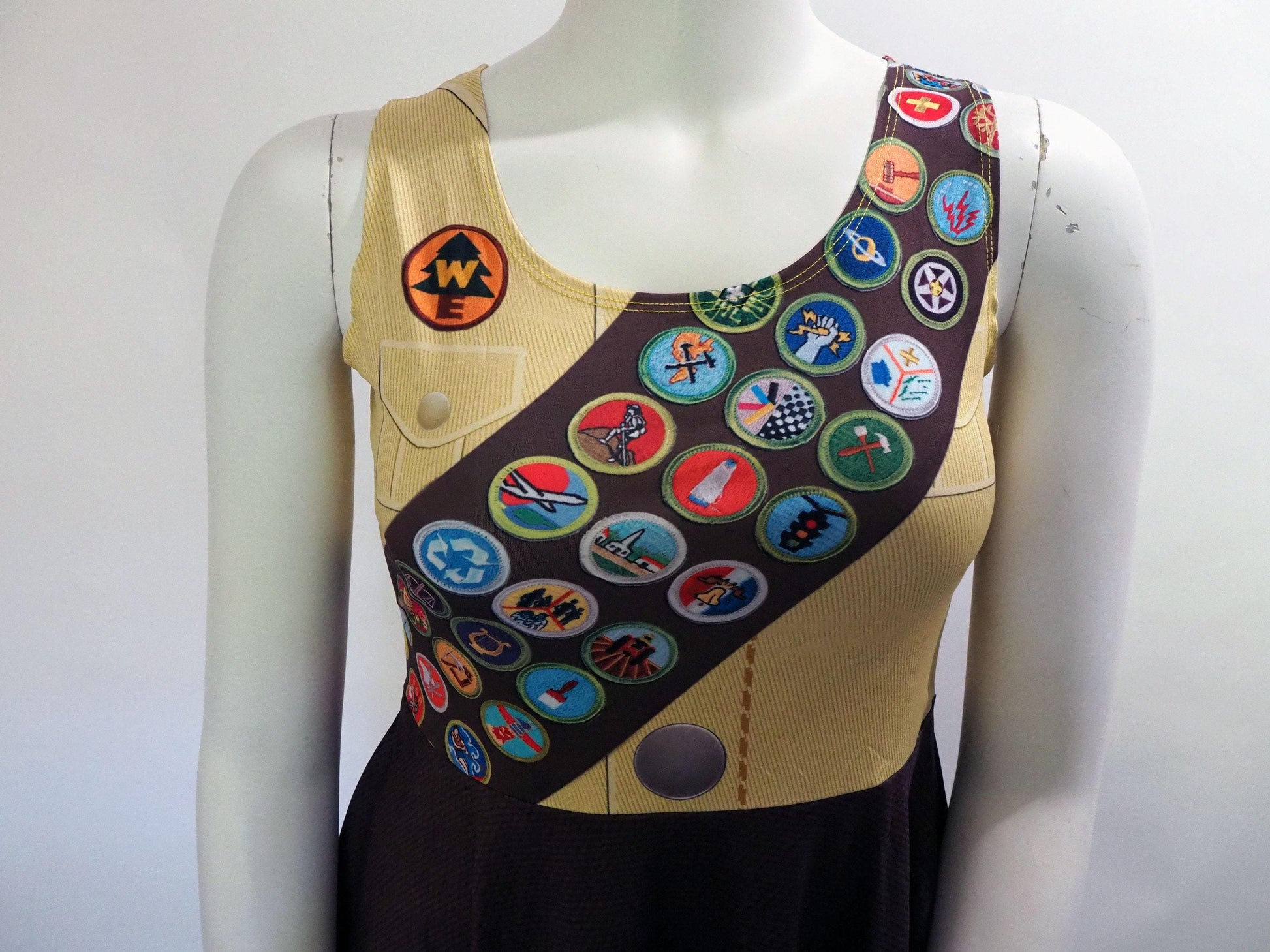 Russell Wilderness Explorer Inspired Skater Dress