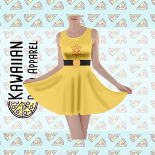 Powerline Inspired Skater Dress