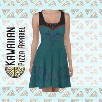 Elsa Coronation Inspired Skater Dress