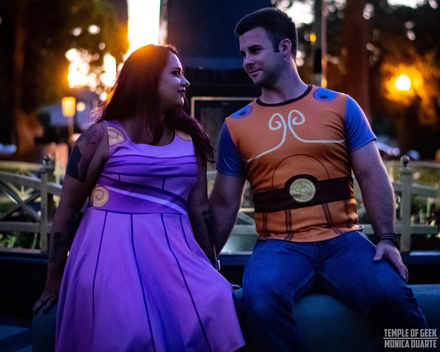 Megara Inspired Skater Dress