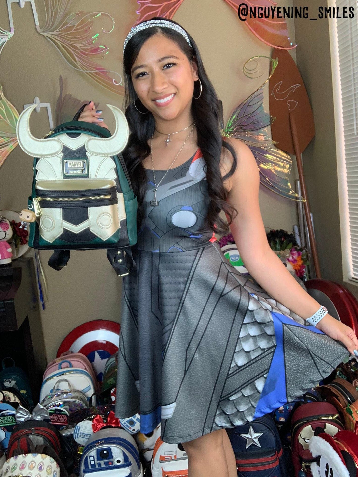 Thor Inspired Skater Dress