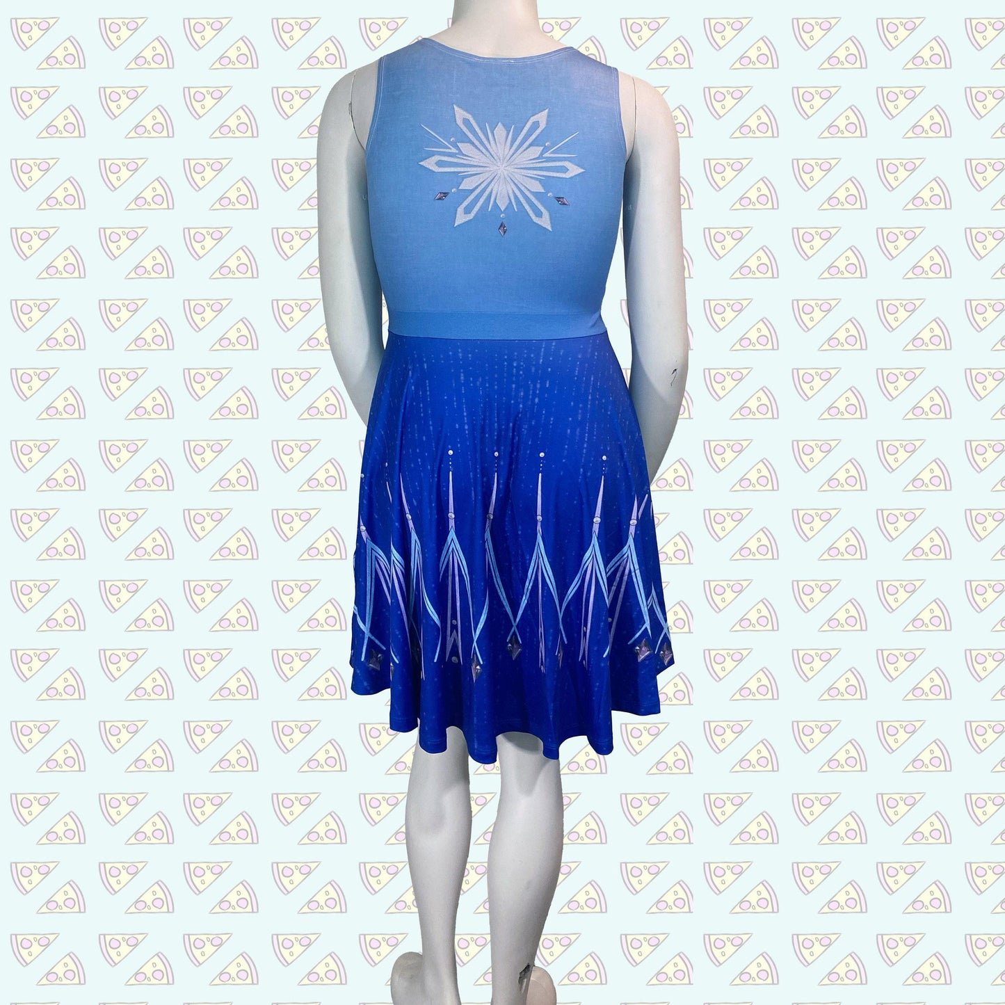 Elsa Inspired Skater Dress