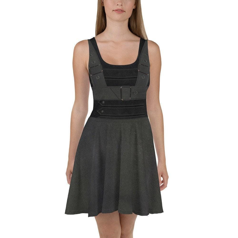 Bucky Inspired Skater Dress