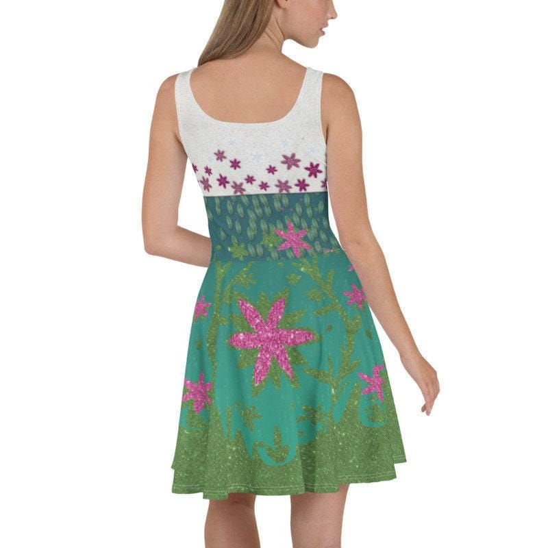 Elsa Fever Inspired Skater Dress