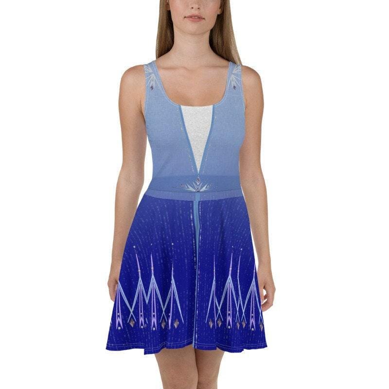 Elsa Inspired Skater Dress