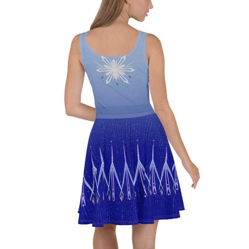 Elsa Inspired Skater Dress
