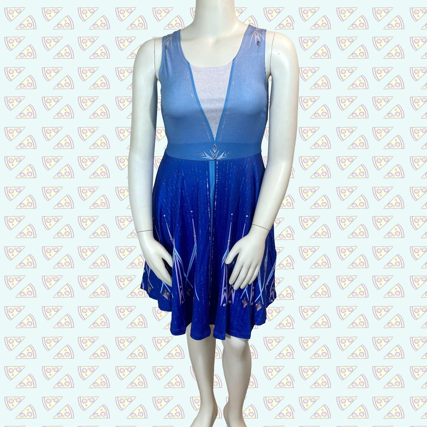 Elsa Inspired Skater Dress