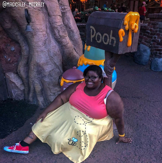Pooh Inspired Skater Dress