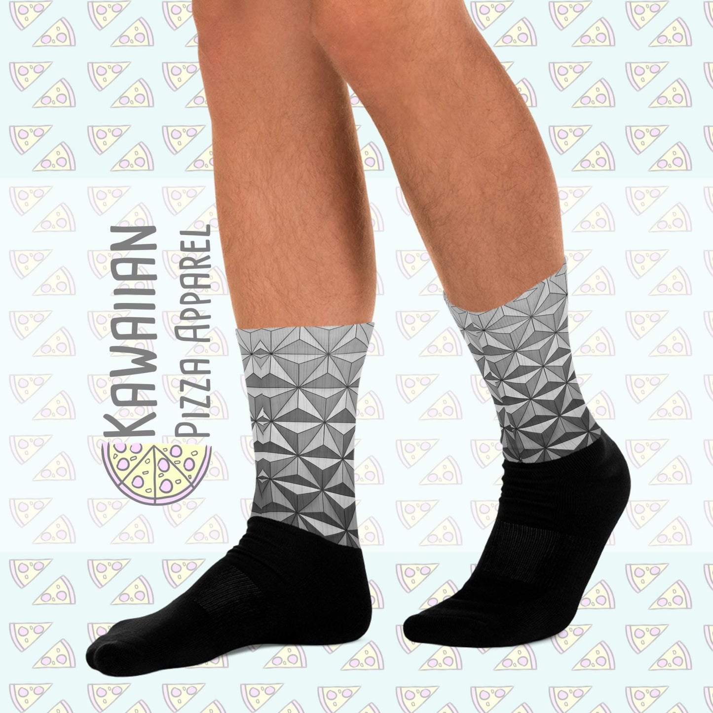 Spaceship Earth Inspired Socks