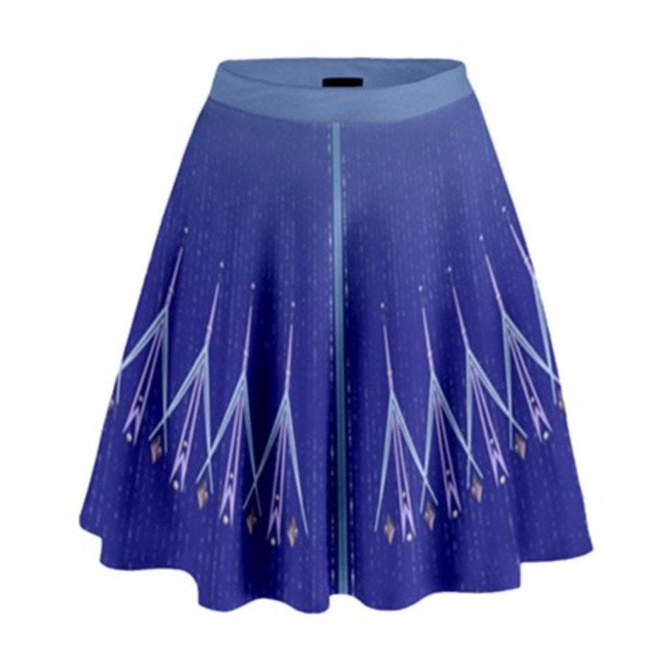 Elsa Inspired High Waisted Skirt