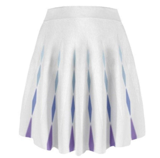 Elsa Elements Inspired High Waisted Skirt