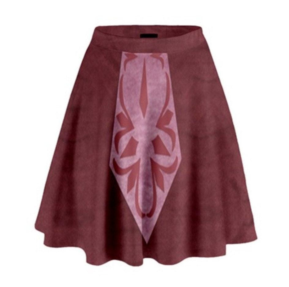 Ahsoka Tano Inspired High Waisted Skirt