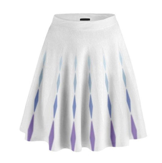 Elsa Elements Inspired High Waisted Skirt